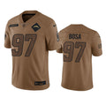 Men s Los Angeles Chargers Joey Bosa 2023 Brown Salute To Service Limited Stitched Jersey