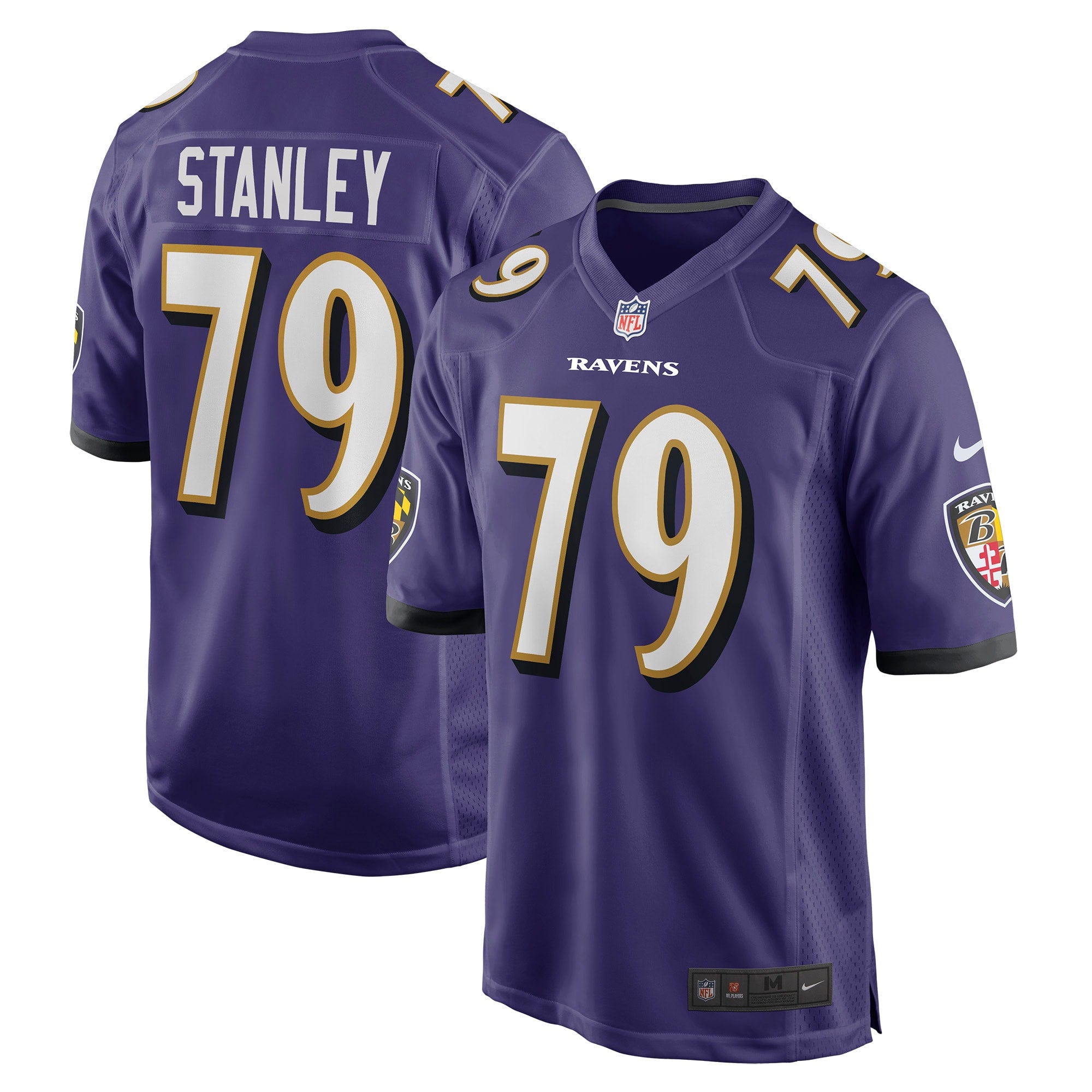 Ronnie Stanley Baltimore Ravens Nike Game Jersey   Purple