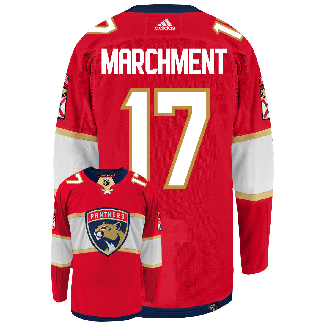 Mason Marchment Florida Panthers Adidas Primegreen Authentic NHL Hockey Jersey