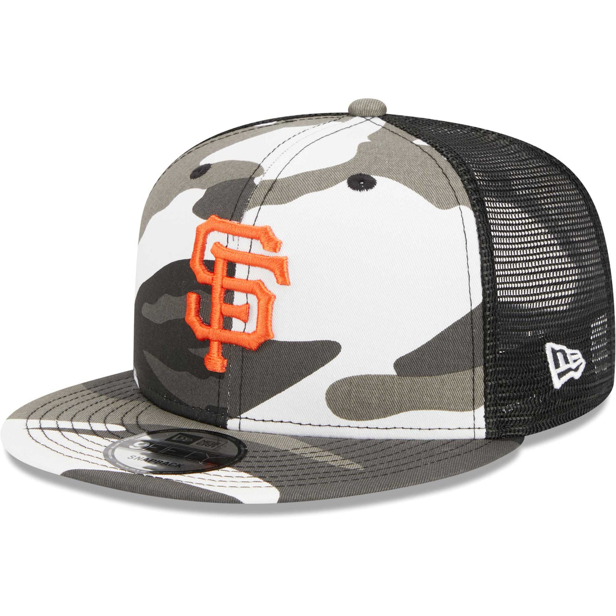San Francisco Giants New Era Urban Camo Trucker 9FIFTY Snapback Hat - Camo
