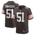 Jordans Kunaszyk Cleveland Browns Nike Game Player Jersey   Brown