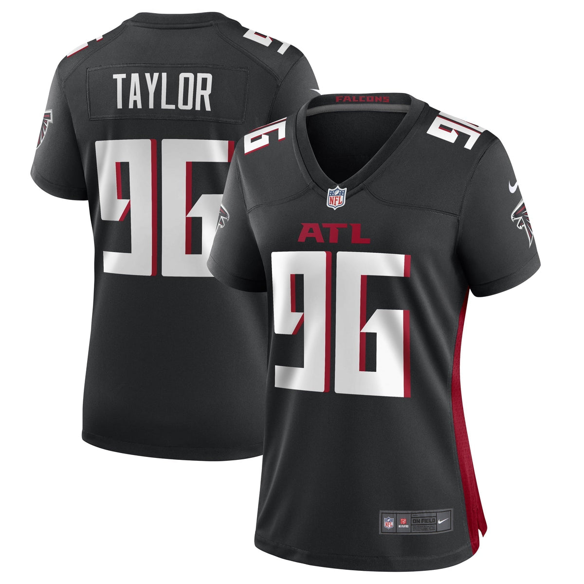 Women s Nike Vincent Taylor Black Atlanta Falcons Game Player Jersey