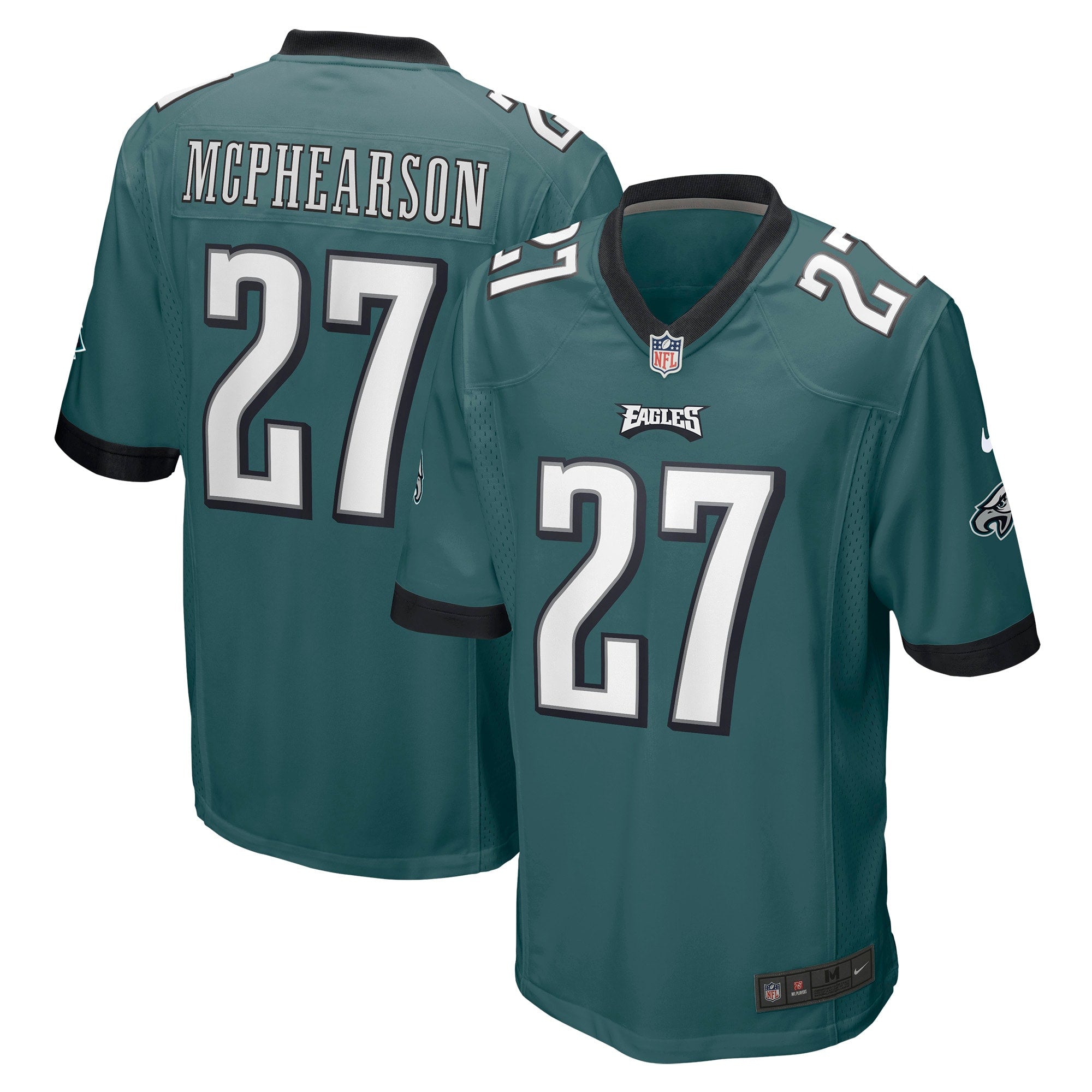 Zech McPhearson Philadelphia Eagles Nike Game Jersey   Midnight Green