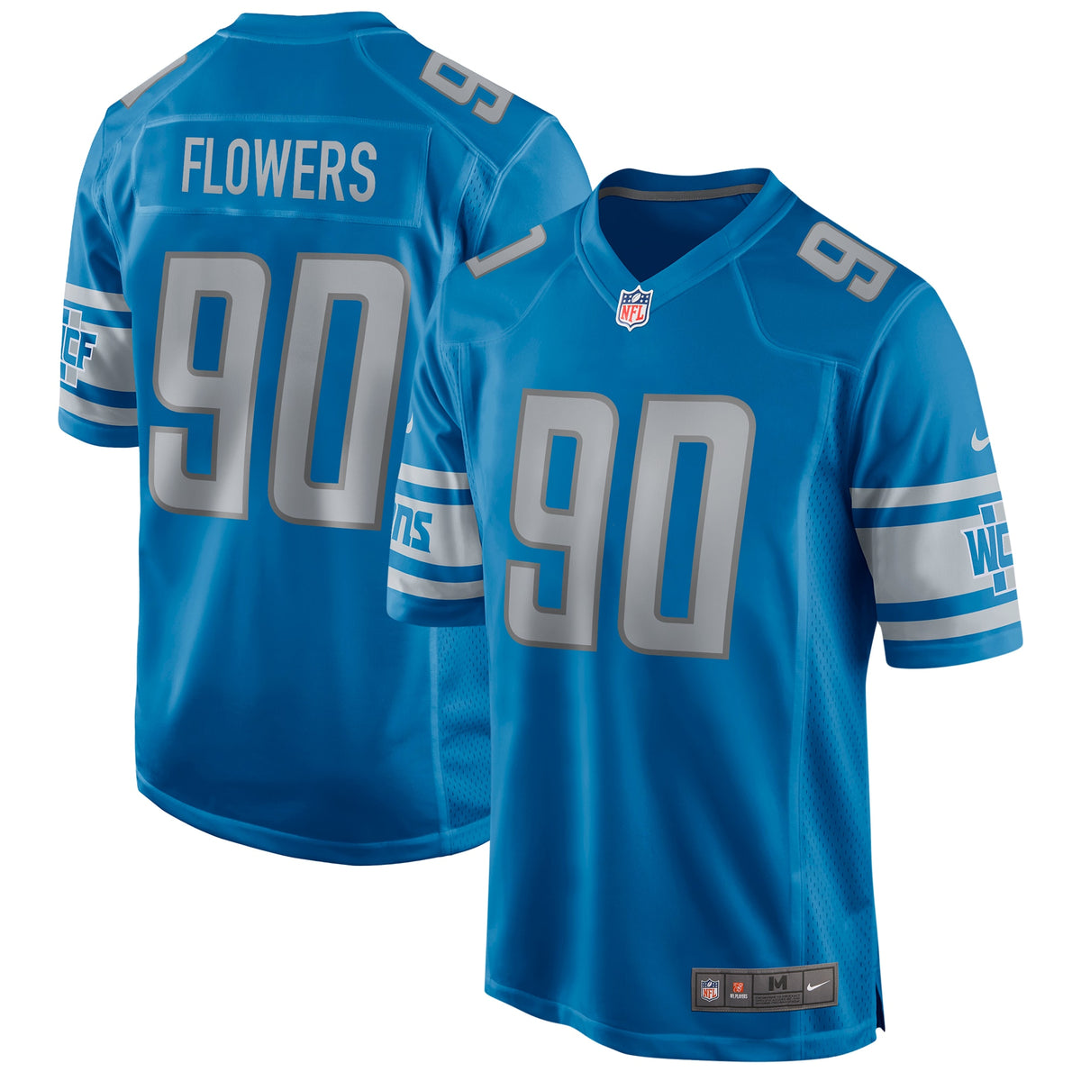 Trey Flowers Detroit Lions Nike Game Jersey   Blue