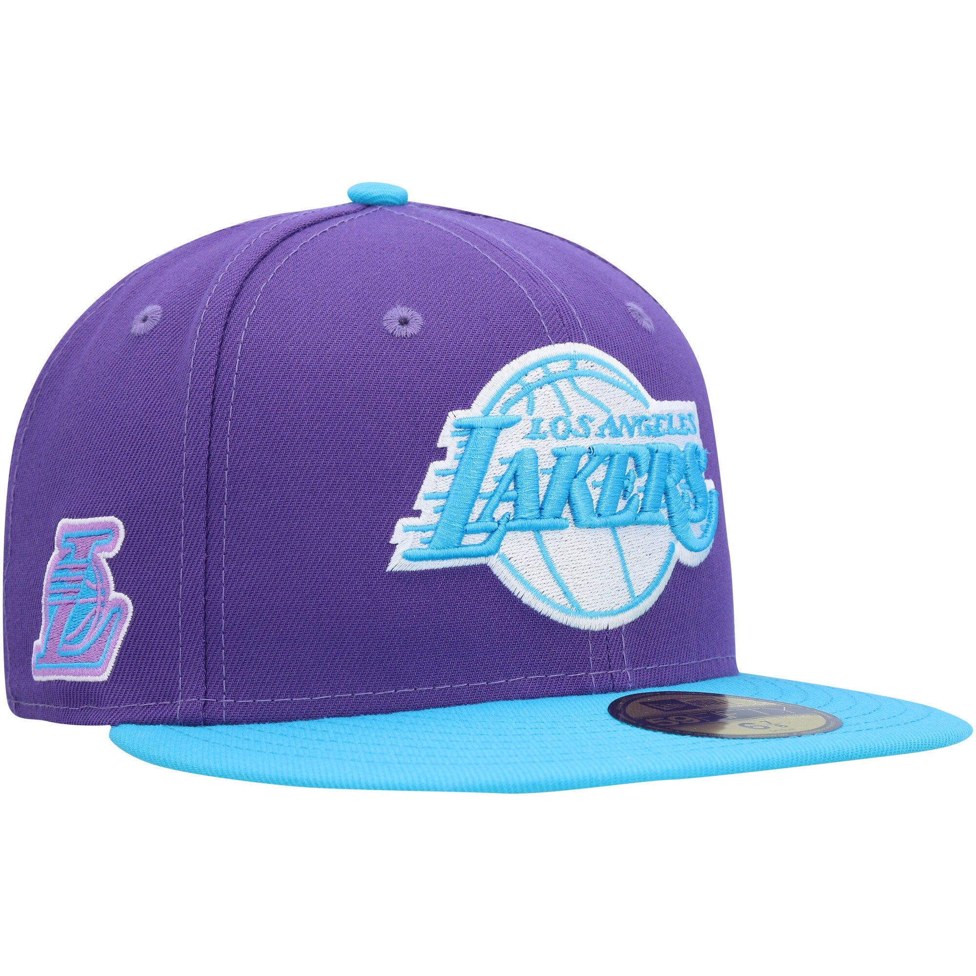 Los Angeles Lakers New Era Vice 59FIFTY Fitted Hat - Purple