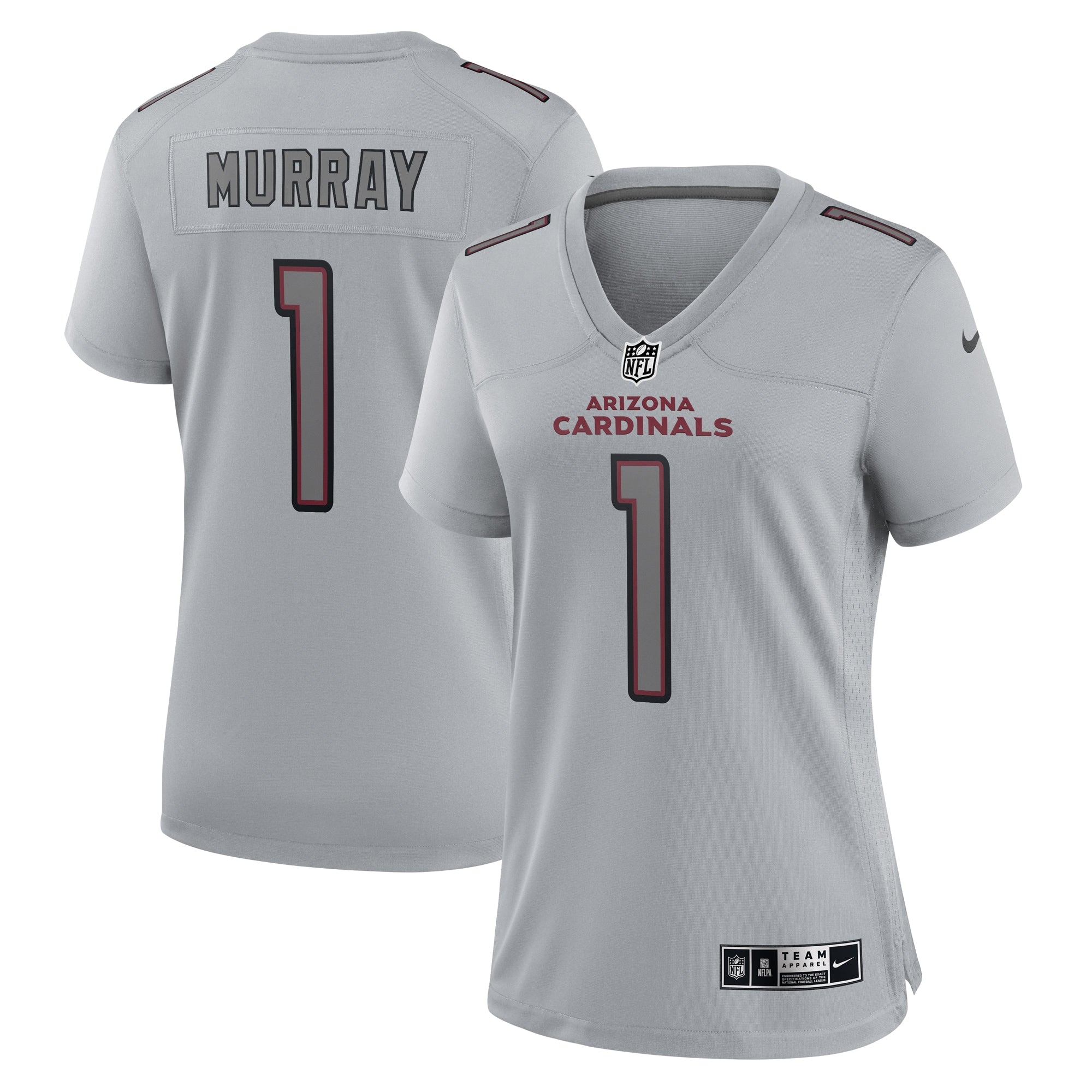 Kyler Murray Arizona Cardinals Nike Women s Atmosphere Fashion Game Jersey   Gray