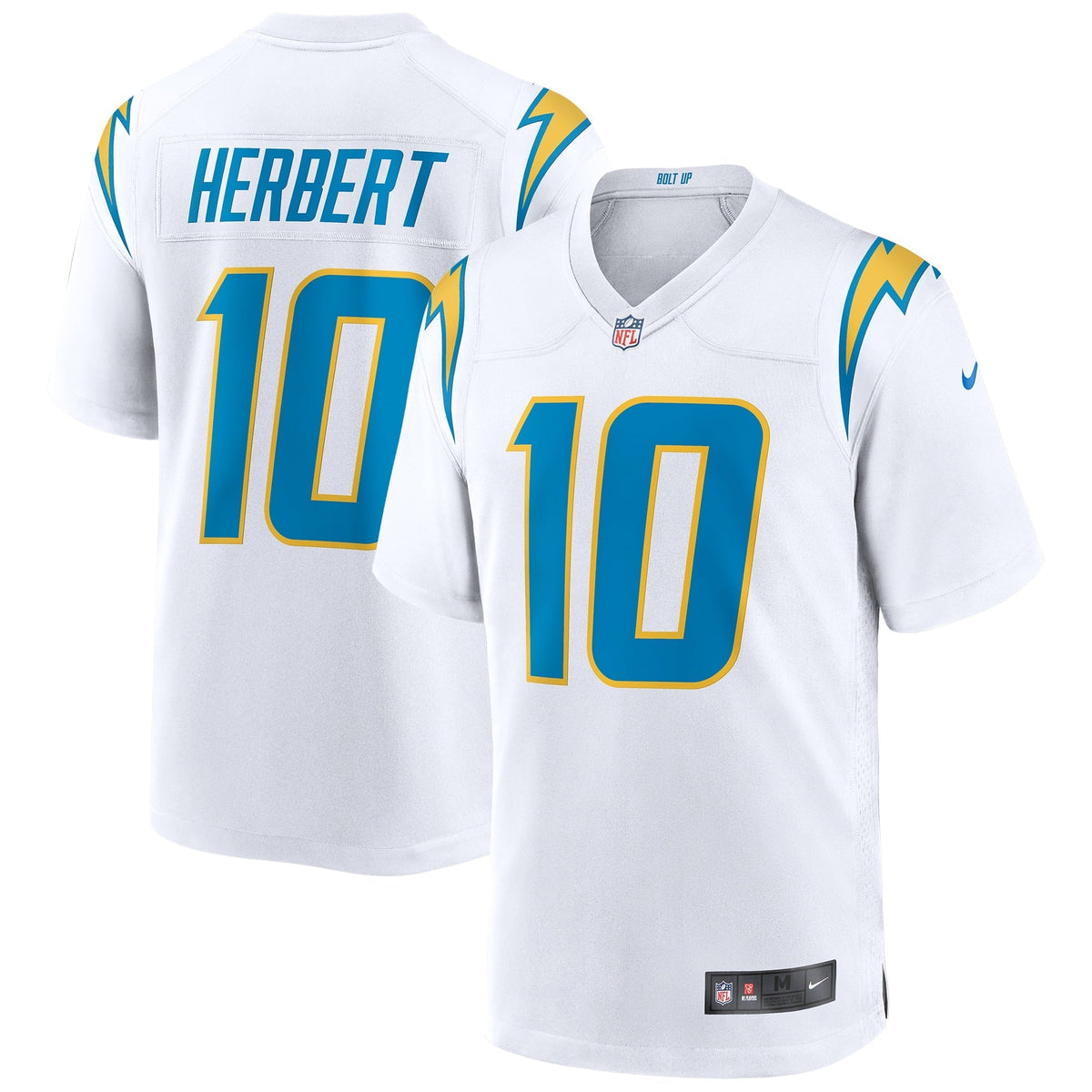 Men s Nike Justin Herbert White Los Angeles Chargers Game Jersey