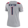 Women s Nike Cam Newton Gray New England Patriots Inverted Legend Jersey