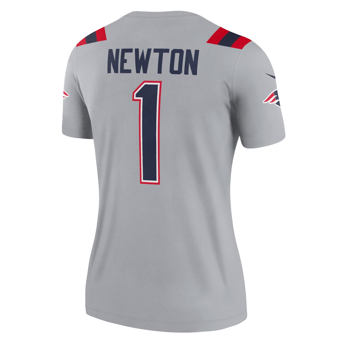 Women s Nike Cam Newton Gray New England Patriots Inverted Legend Jersey