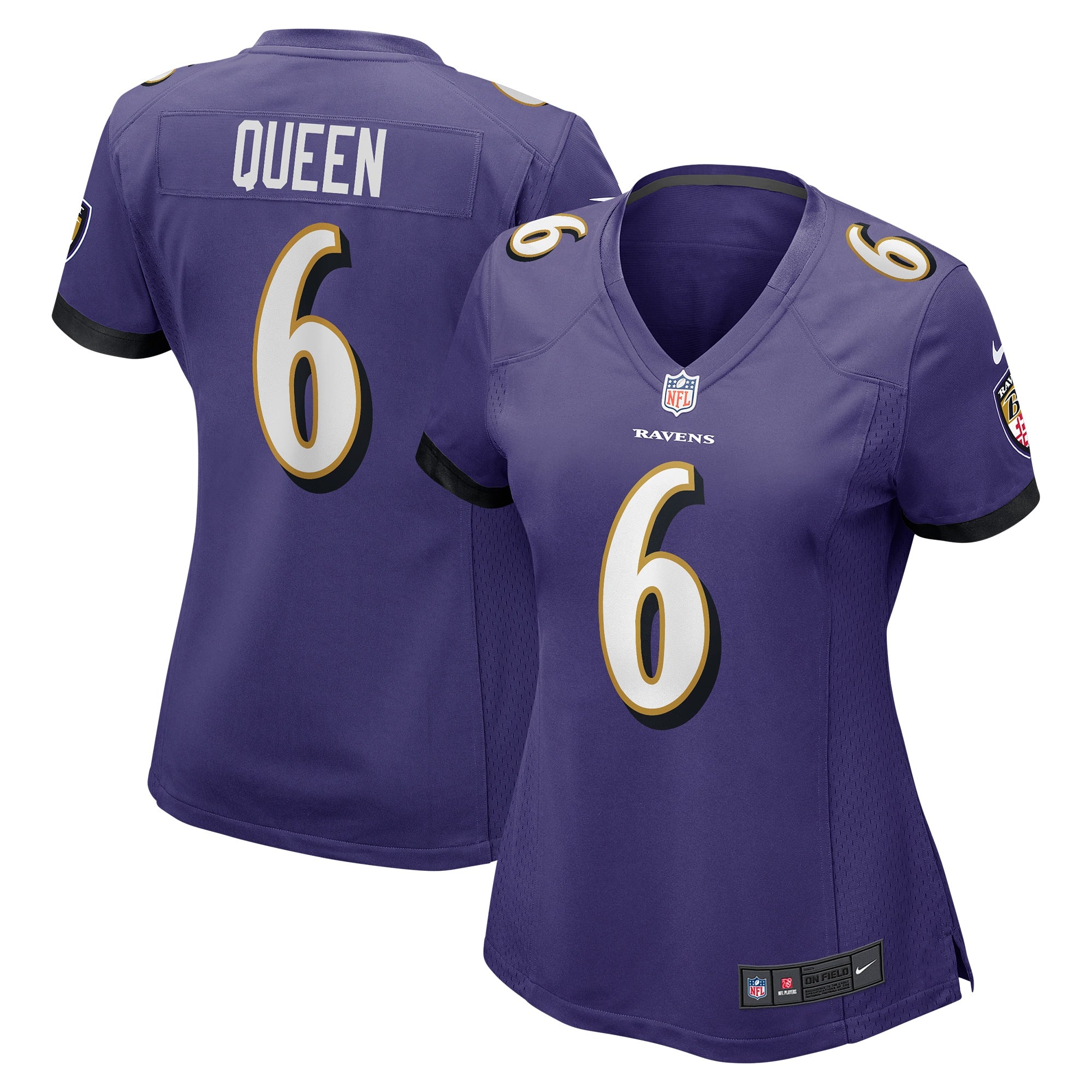 Patrick Queen Baltimore Ravens Nike Women s Game Player Jersey   Purple