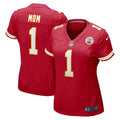 Women s Nike Number 1 Mom Red Kansas City Chiefs Game Jersey
