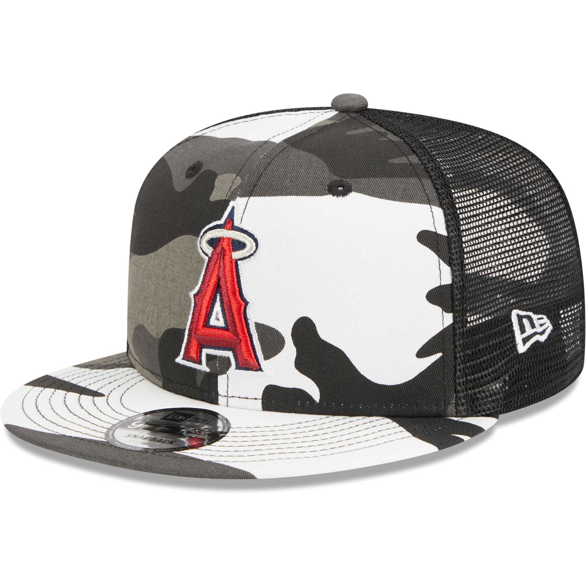 Los Angeles Angels New Era Urban Camo Trucker 9FIFTY Snapback Hat - Camo