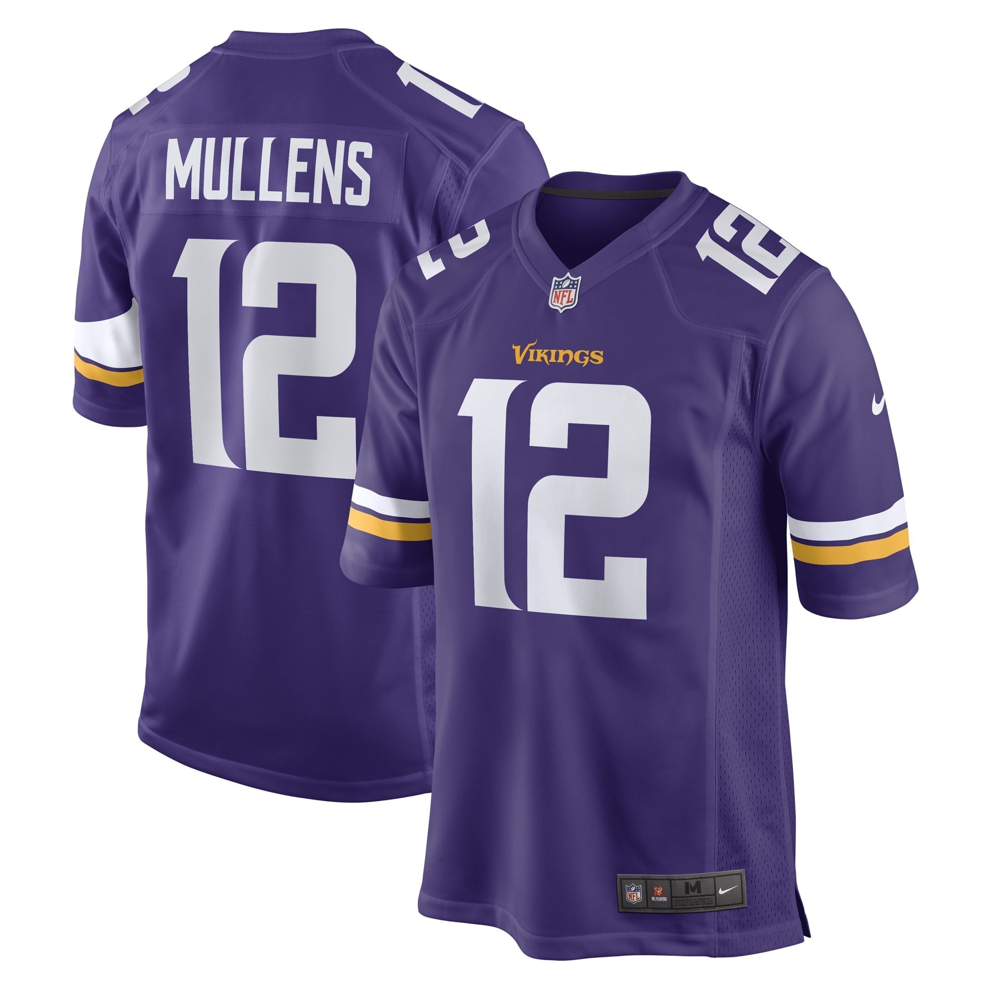 Men s Nike Nick Mullens Purple Minnesota Vikings Game Player Jersey