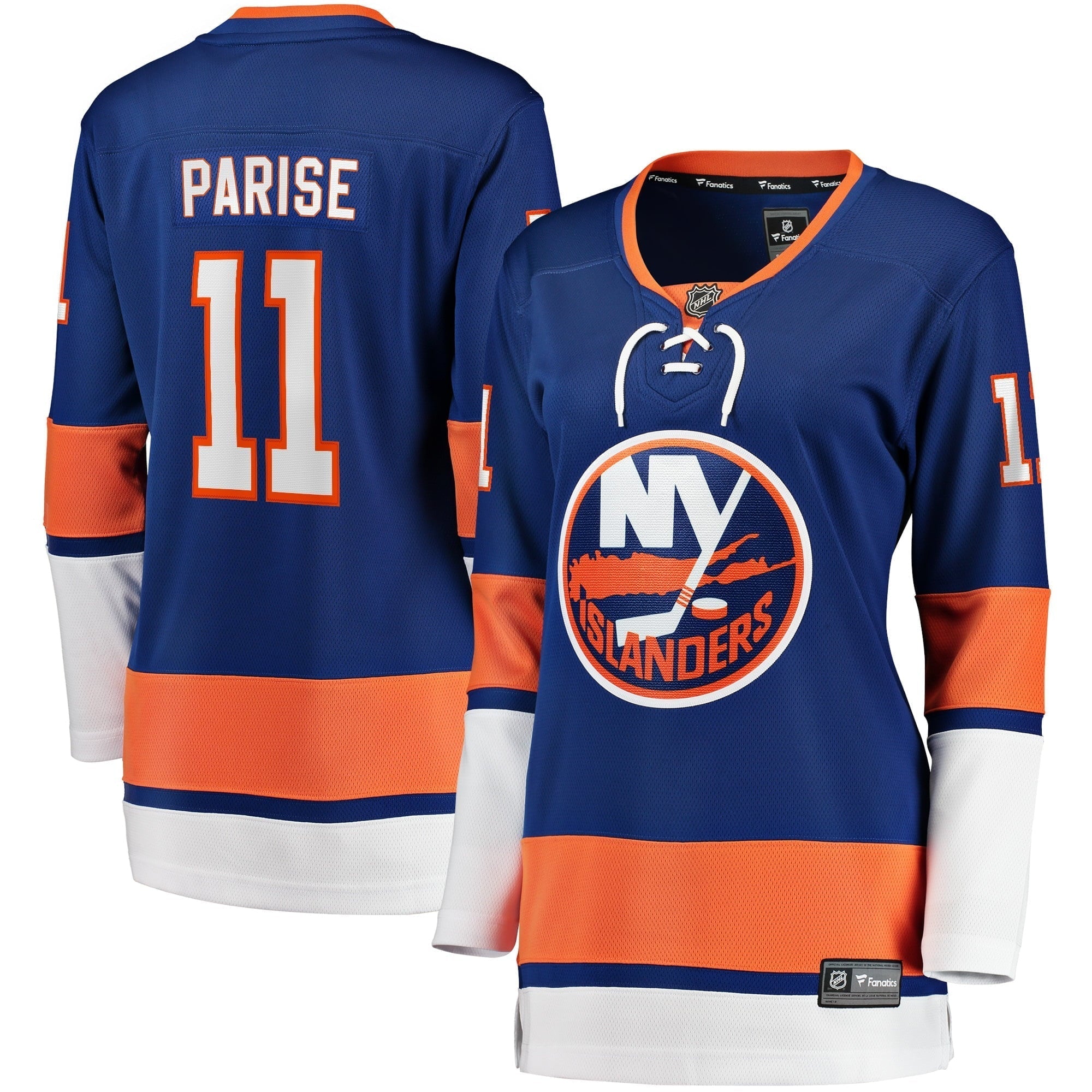 Women's Fanatics Branded Zach Parise Royal New York Islanders Home Breakaway Player Jersey