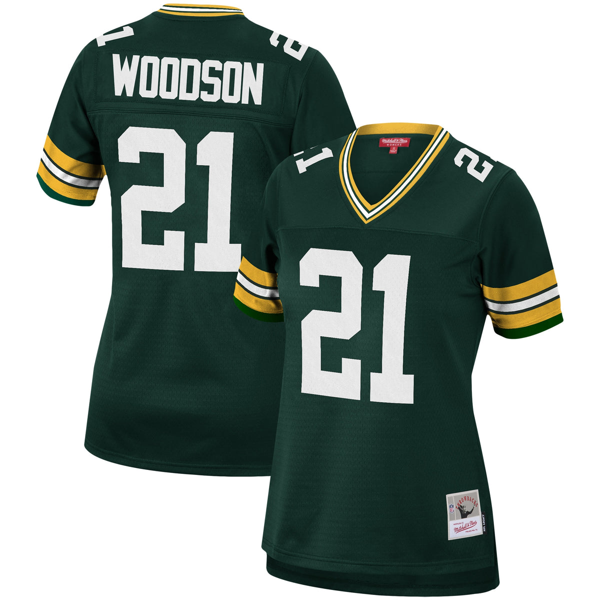Charles Woodson Green Bay Packers Mitchell   Ness Women s 2010 Legacy Replica Player Jersey   Green