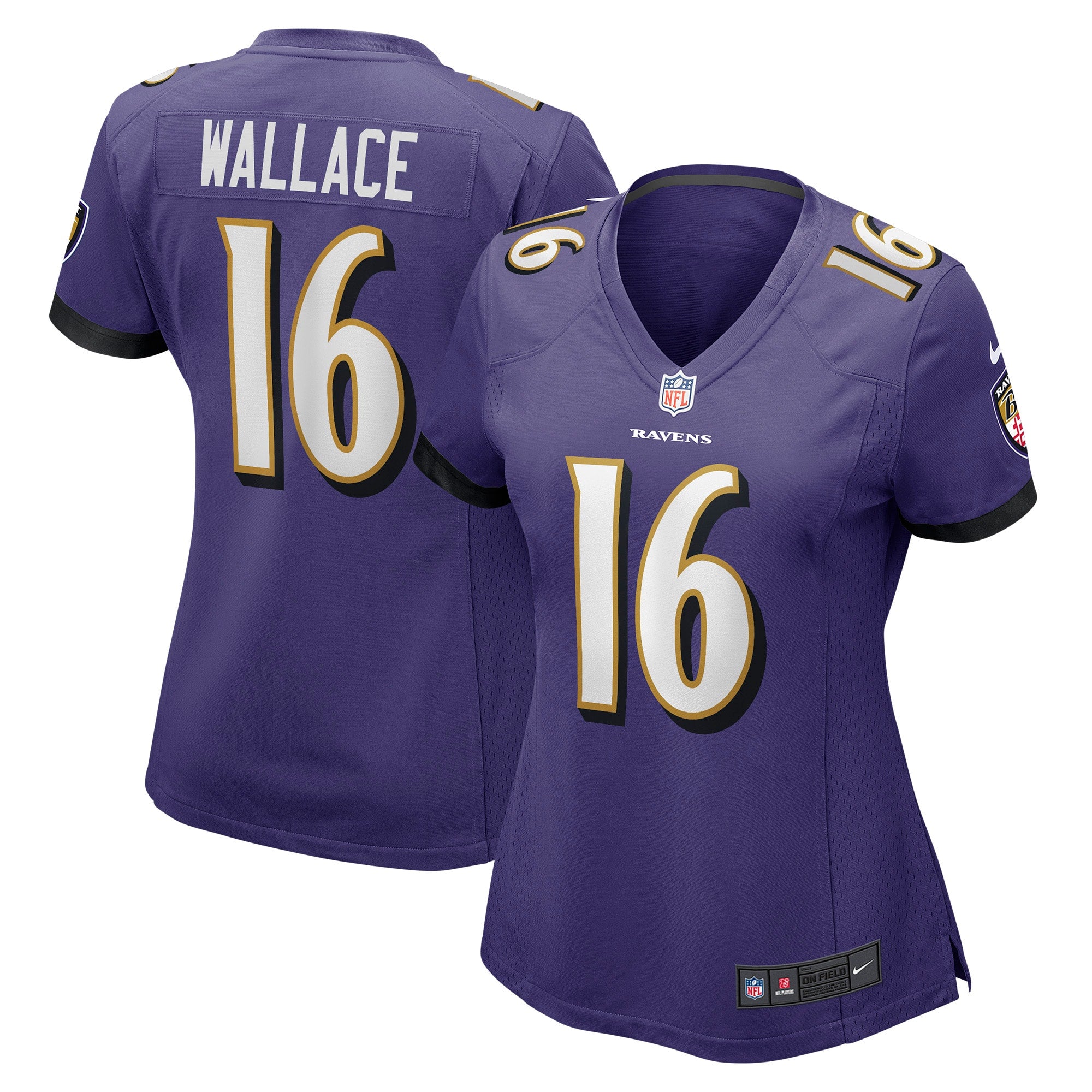 Tylan Wallace Baltimore Ravens Nike Women s Game Jersey   Purple