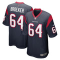Nick Broeker Houston Texans Nike Team Game Jersey    Navy