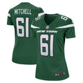 Women s Nike Max Mitchell Gotham Green New York Jets Game Player Jersey