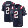 Men s Nike Jalen Mills Navy New England Patriots Game Player Jersey