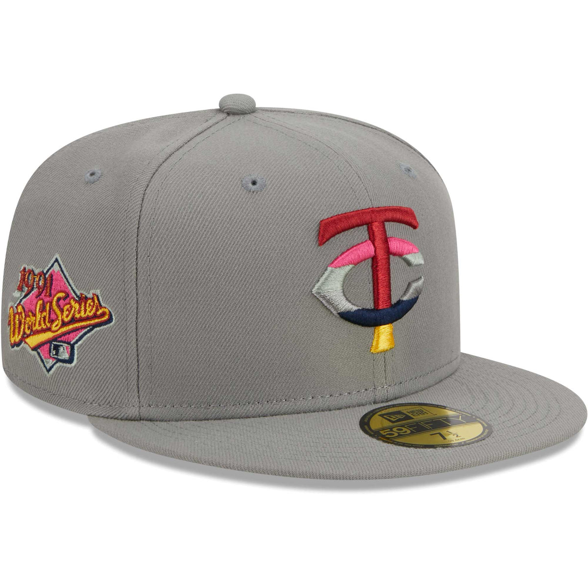 Minnesota Twins New Era Color Pack 59FIFTY Fitted Hat - Gray
