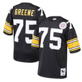 Joe Greene Pittsburgh Steelers Mitchell   Ness 1975 Authentic Throwback Retired Player Jersey   Black