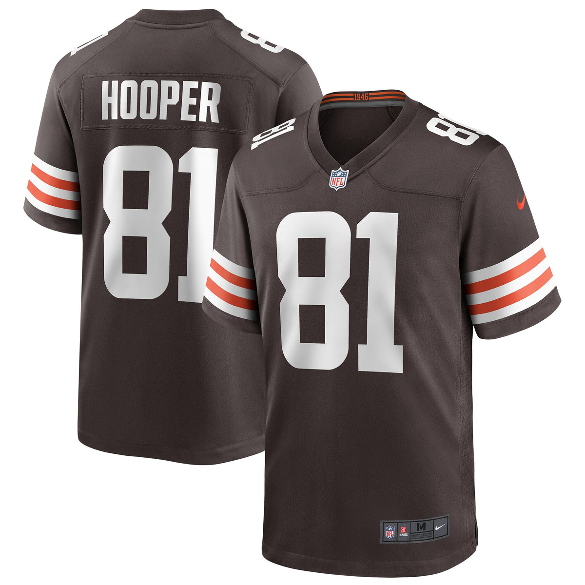 Austin Hooper Cleveland Browns Nike Game Jersey   Brown