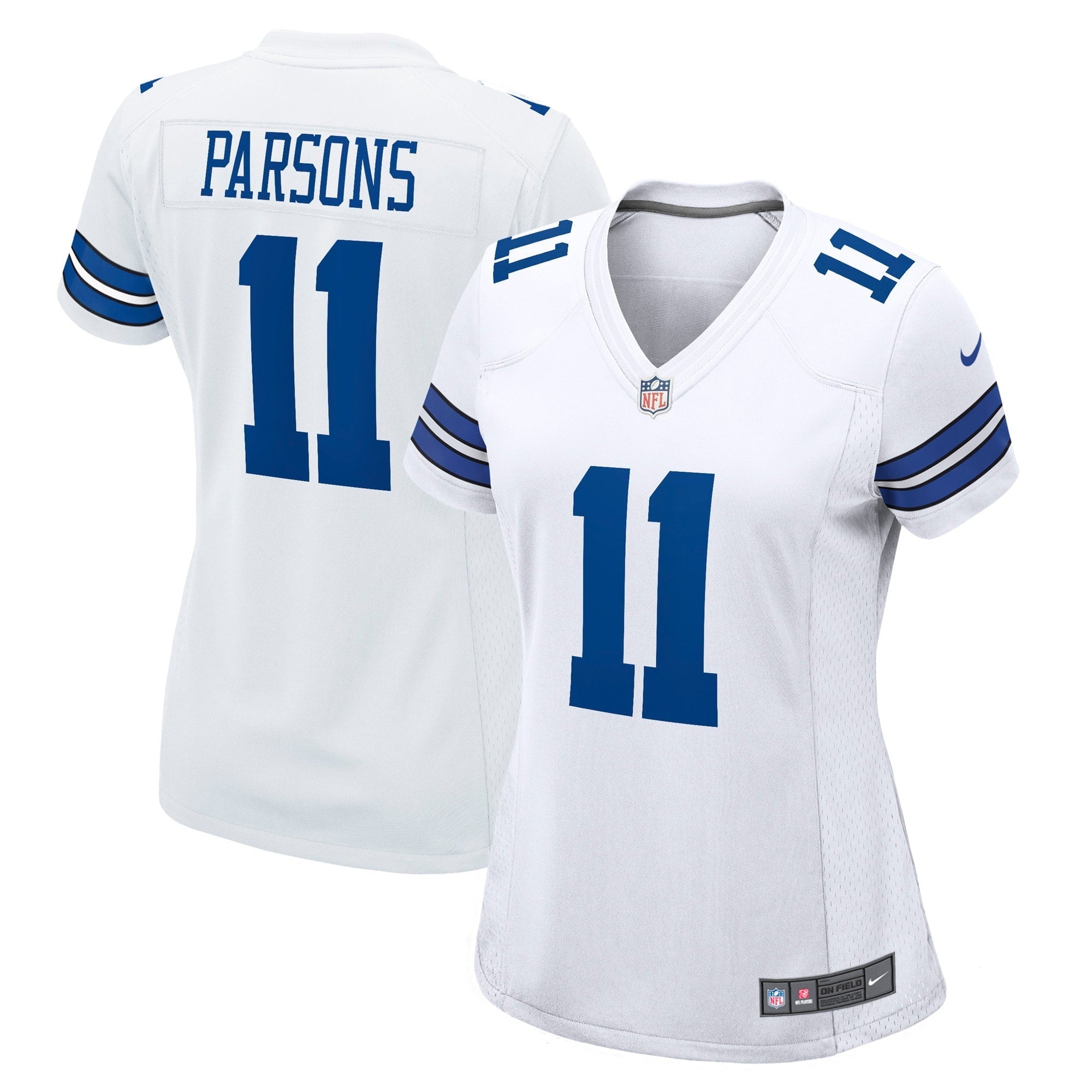 Women s Nike Micah Parsons White Dallas Cowboys Game Jersey