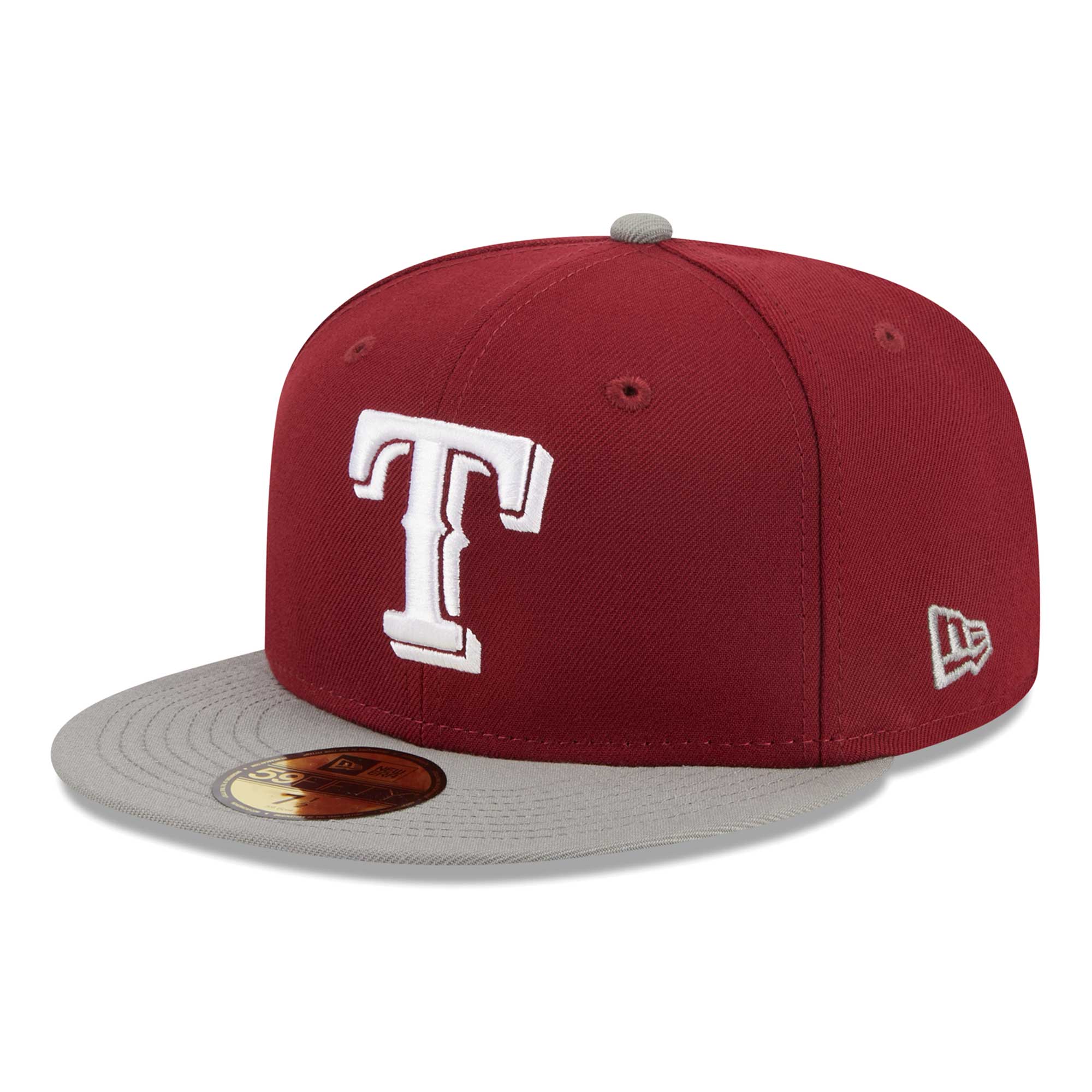 Texas Rangers New Era Two-Tone Color Pack 59FIFTY Fitted Hat - Cardinal