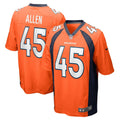 Men s Nike Christopher Allen Orange Denver Broncos Game Player Jersey