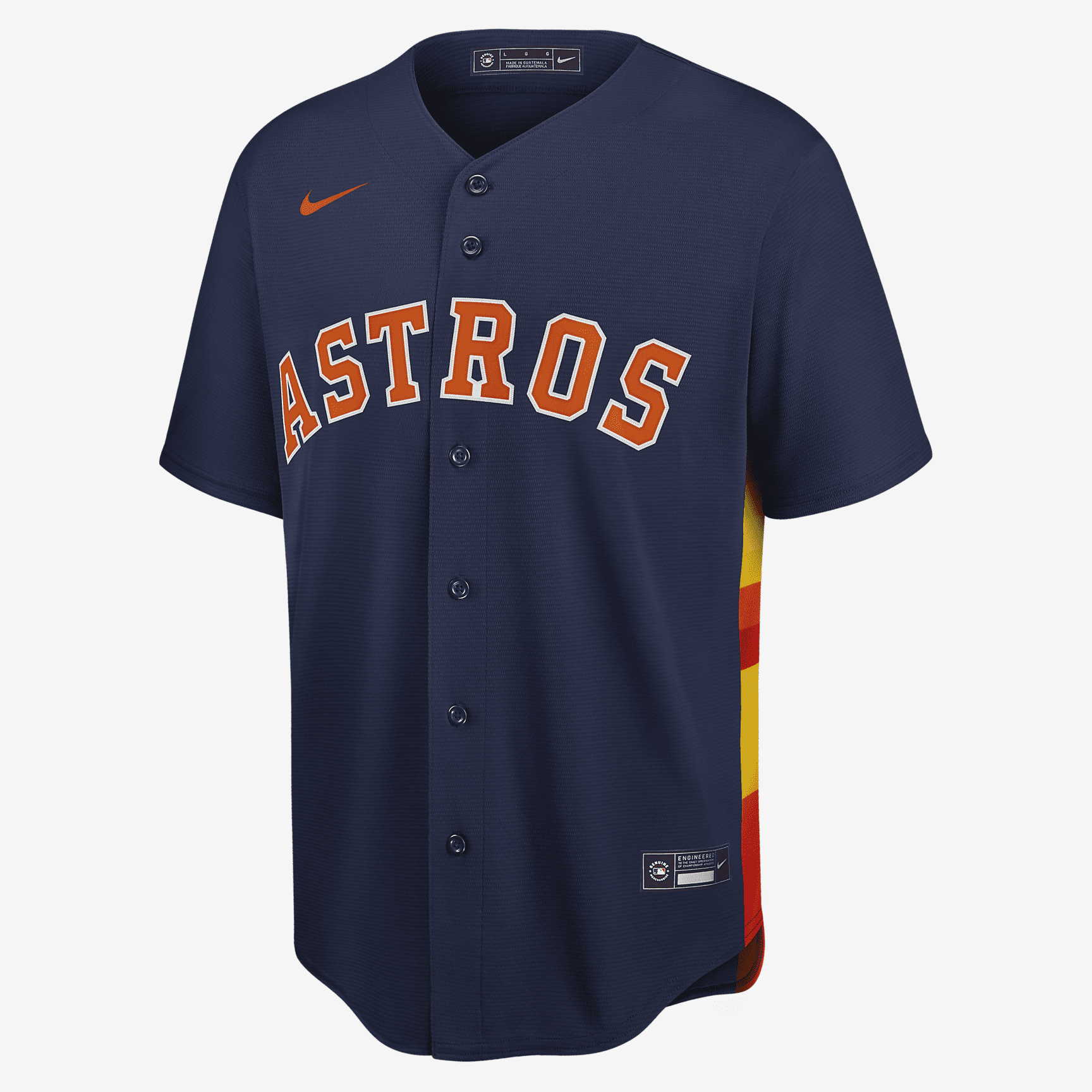 MLB Houston Astros (Alex Bregman) Men's Replica Baseball Jersey - Navy