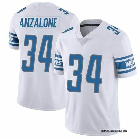Men s Detroit Lions Alex AnzaloneWhite Vapor Untouchable Limited Stitched Jerseys