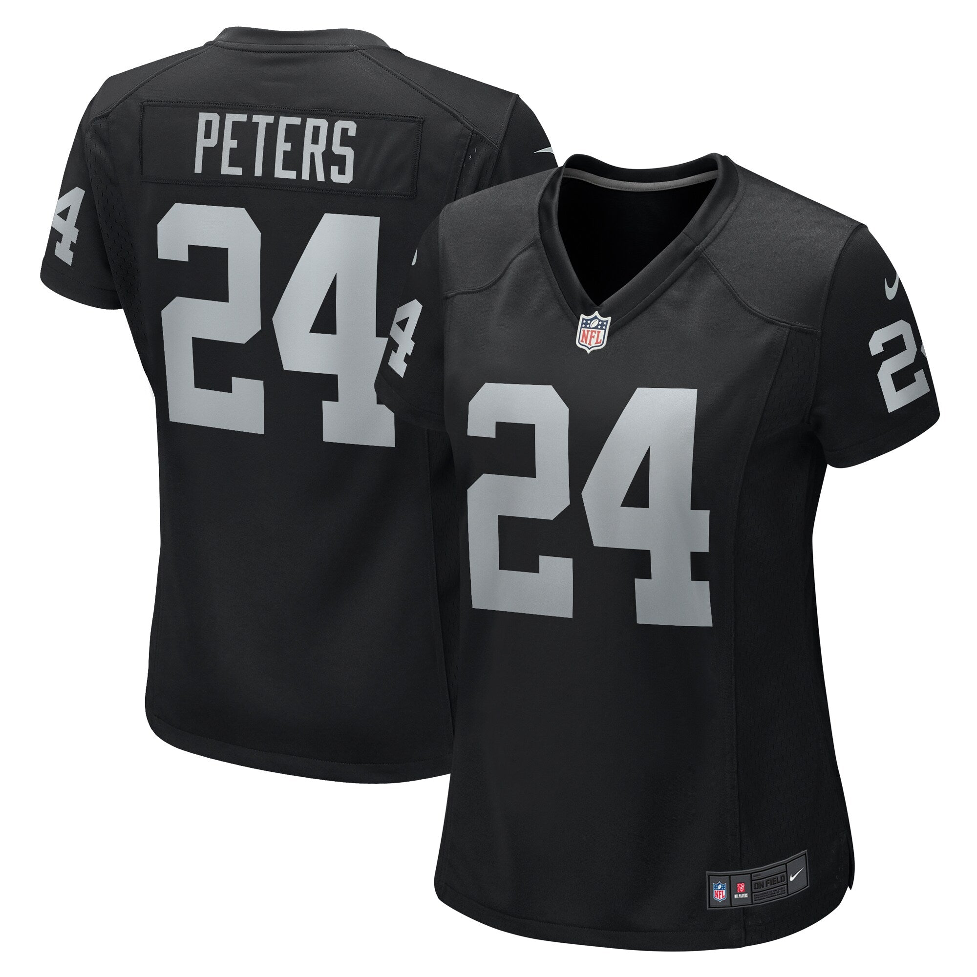 Marcus Peters Las Vegas Raiders Nike Women s Team Game Jersey    Black
