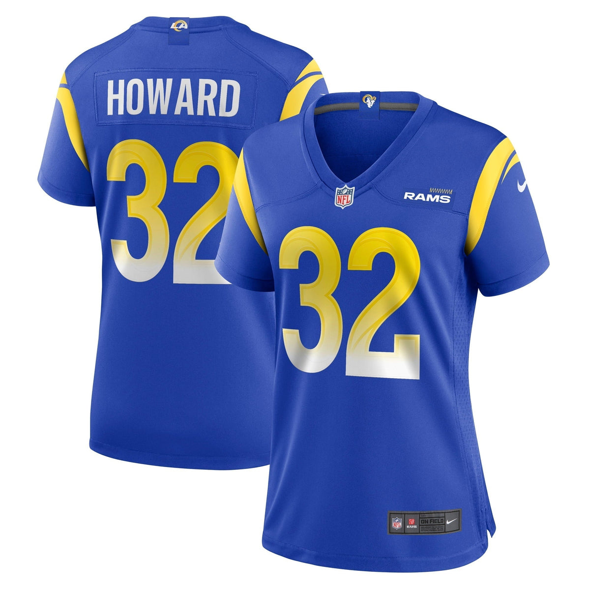 Women s Nike Travin Howard Royal Los Angeles Rams Game Player Jersey