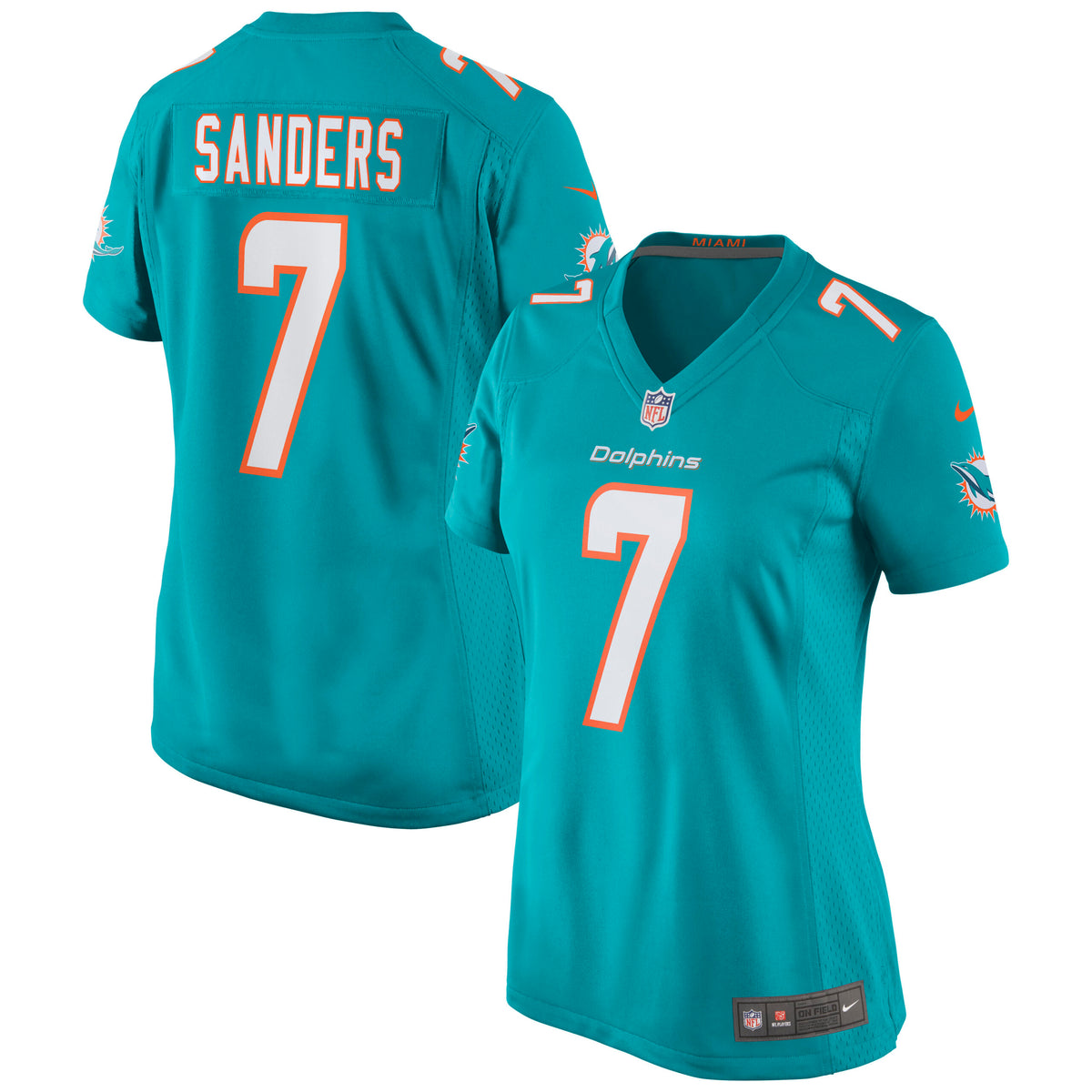 Jason Sanders Miami Dolphins Nike Women s Game Jersey   Aqua