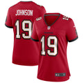 Keyshawn Johnson Tampa Bay Buccaneers Nike Women s Game Retired Player Jersey   Red