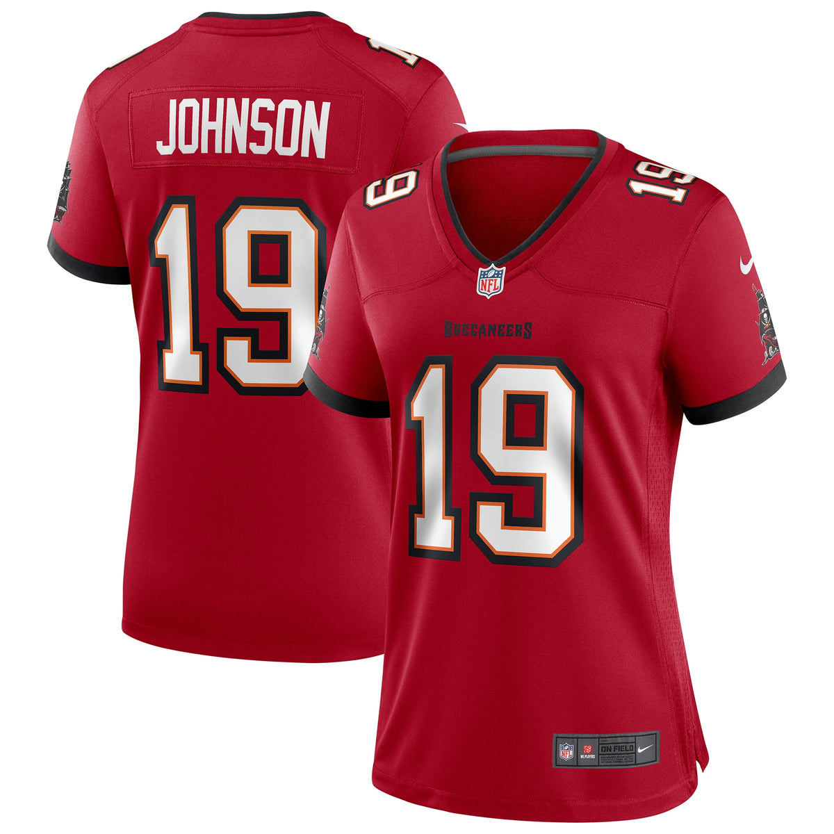 Keyshawn Johnson Tampa Bay Buccaneers Nike Women s Game Retired Player Jersey   Red