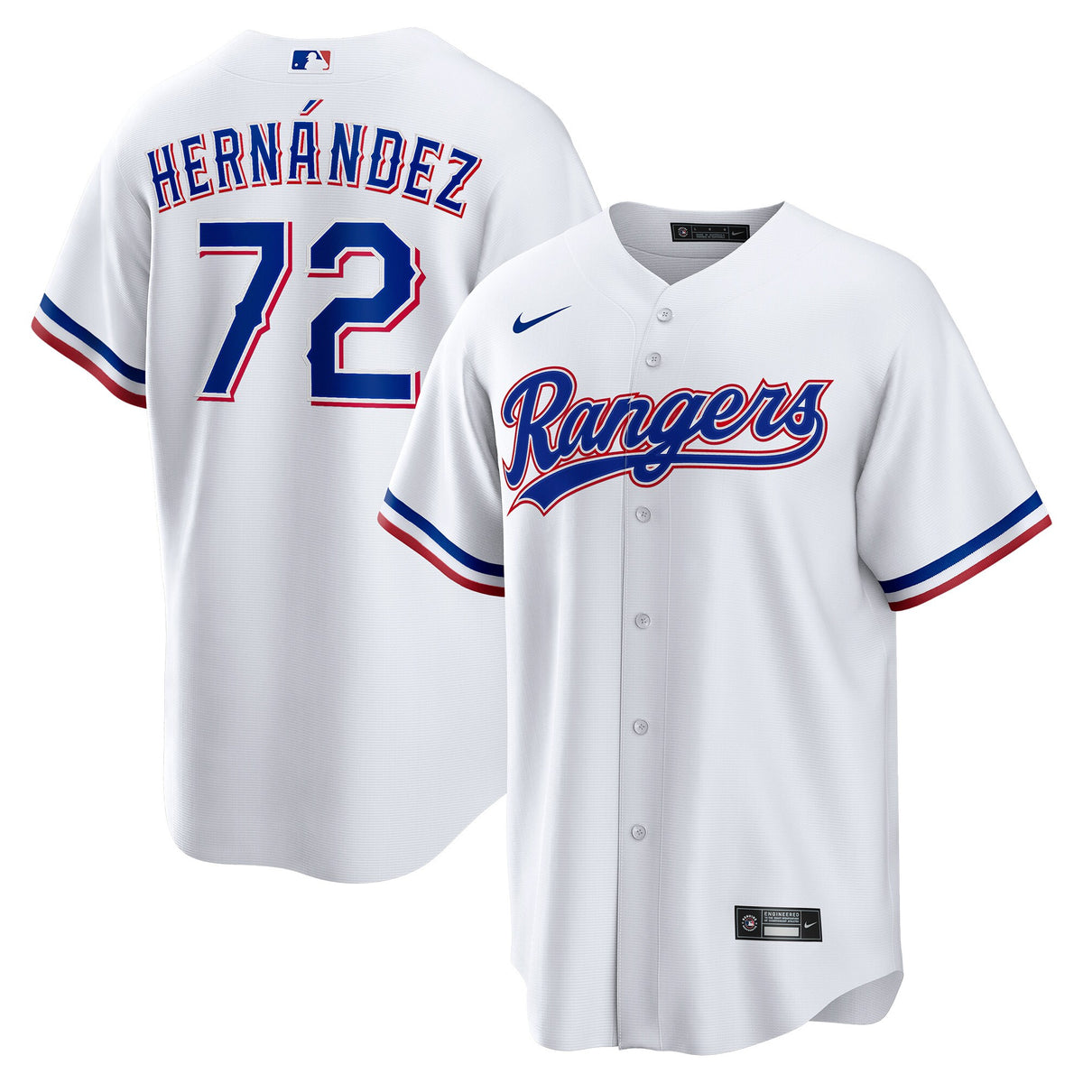 Jonathan Hernandez Texas Rangers Nike Home Replica Player Jersey - White