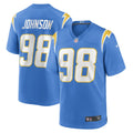 Men s Nike Austin Johnson Powder Blue Los Angeles Chargers Game Player Jersey