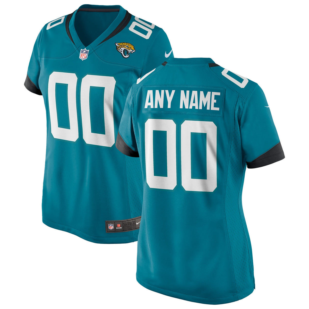 Jacksonville Jaguars Nike Women s Alternate Custom Jersey   Teal