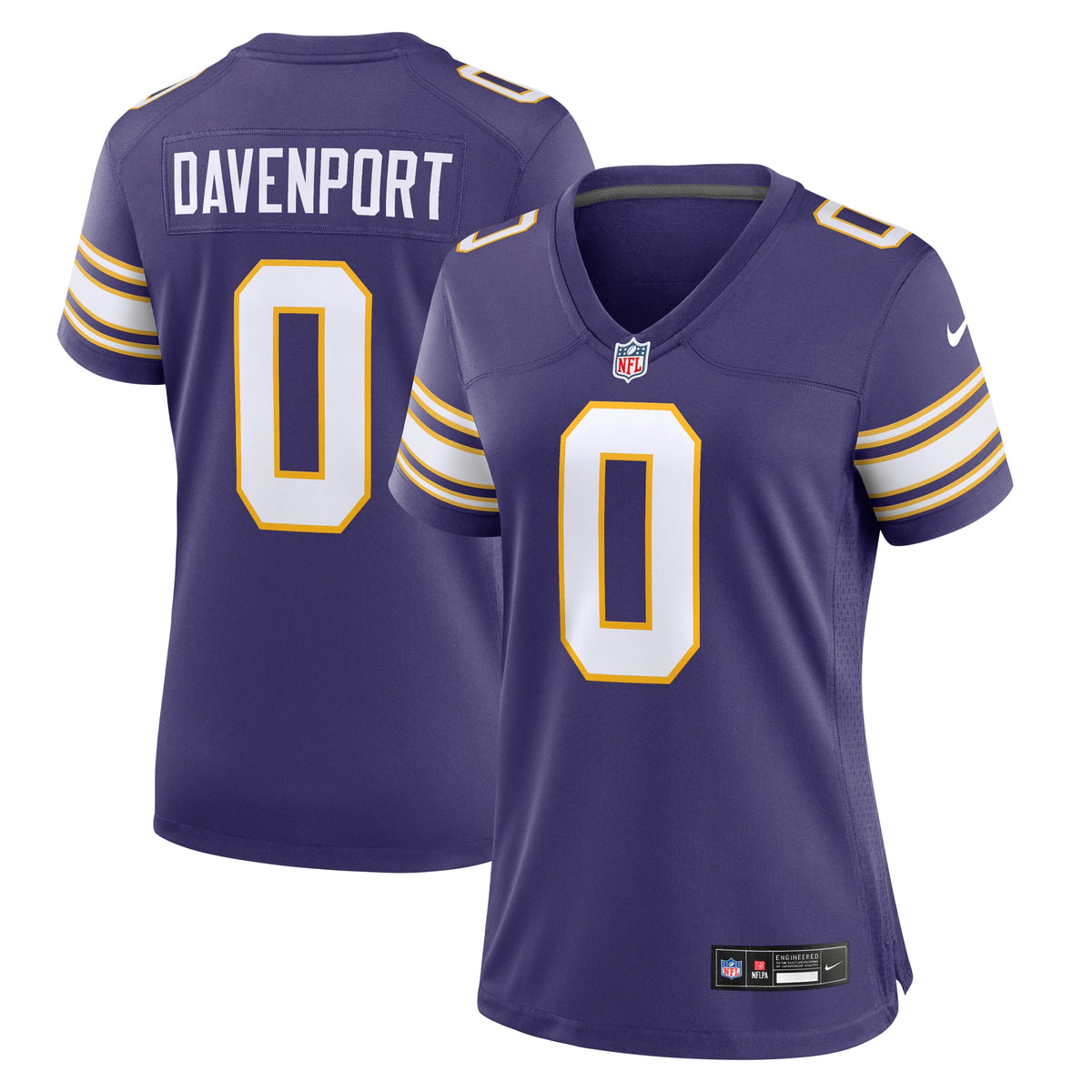 Marcus Davenport Minnesota Vikings Nike Women s Classic Player Game Jersey   Purple