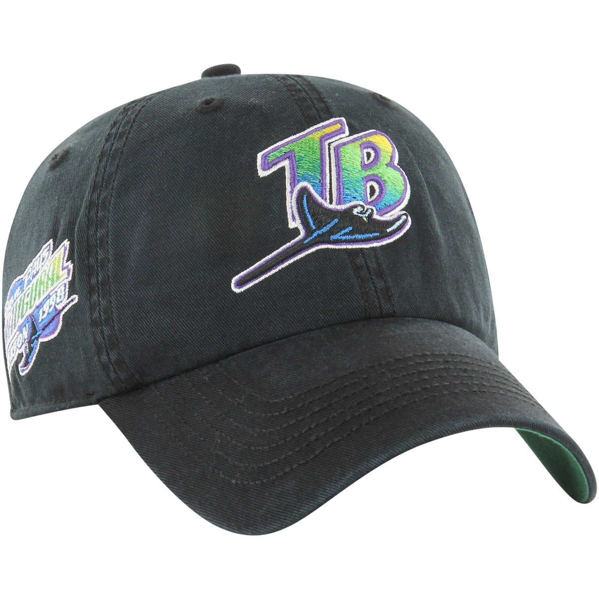 Tampa Bay Rays '47 Sure Shot Classic Franchise Fitted Hat - Black