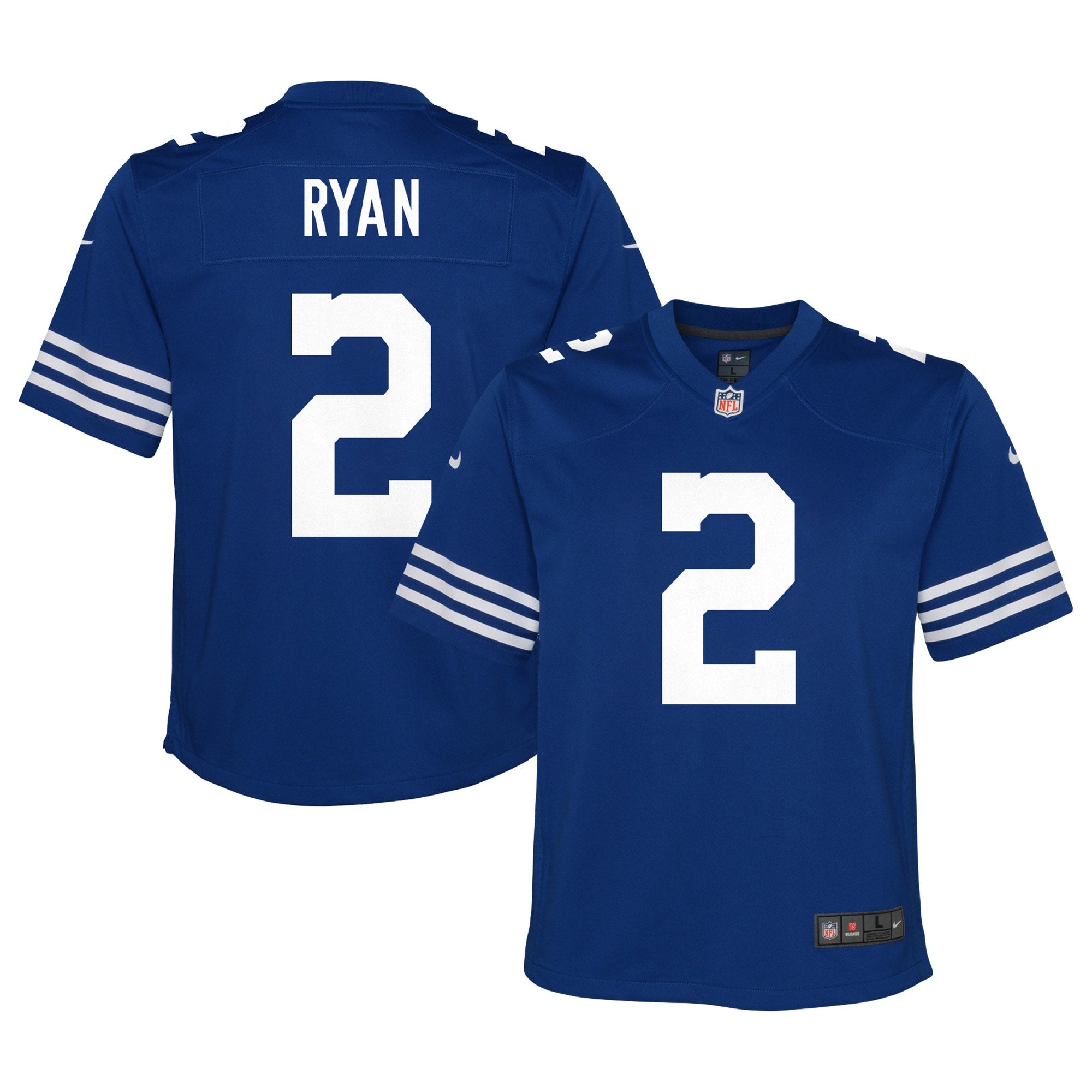 Matt Ryan Indianapolis Colts Nike Youth Alternate Game Jersey   Royal