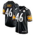 Men s Nike Christian Kuntz Black Pittsburgh Steelers Game Jersey