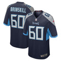 Daniel Brunskill Tennessee Titans Nike Game Player Jersey   Navy