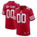 San Francisco 49ers Nike Custom Jersey   Scarlet