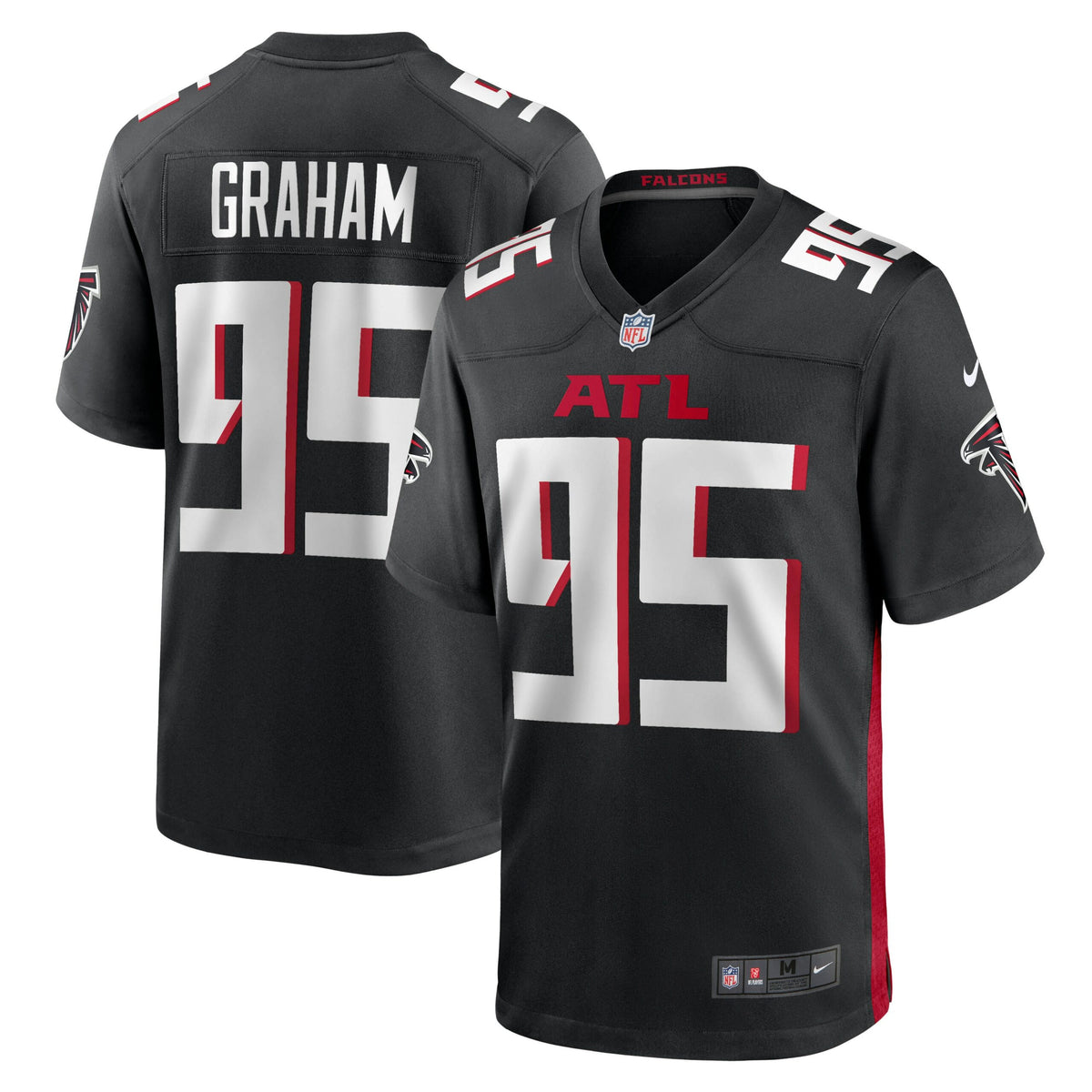 Ta Quon Graham Atlanta Falcons Nike Game Jersey   Black