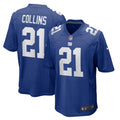 Men s Nike Landon Collins Royal New York Giants Home Game Player Jersey