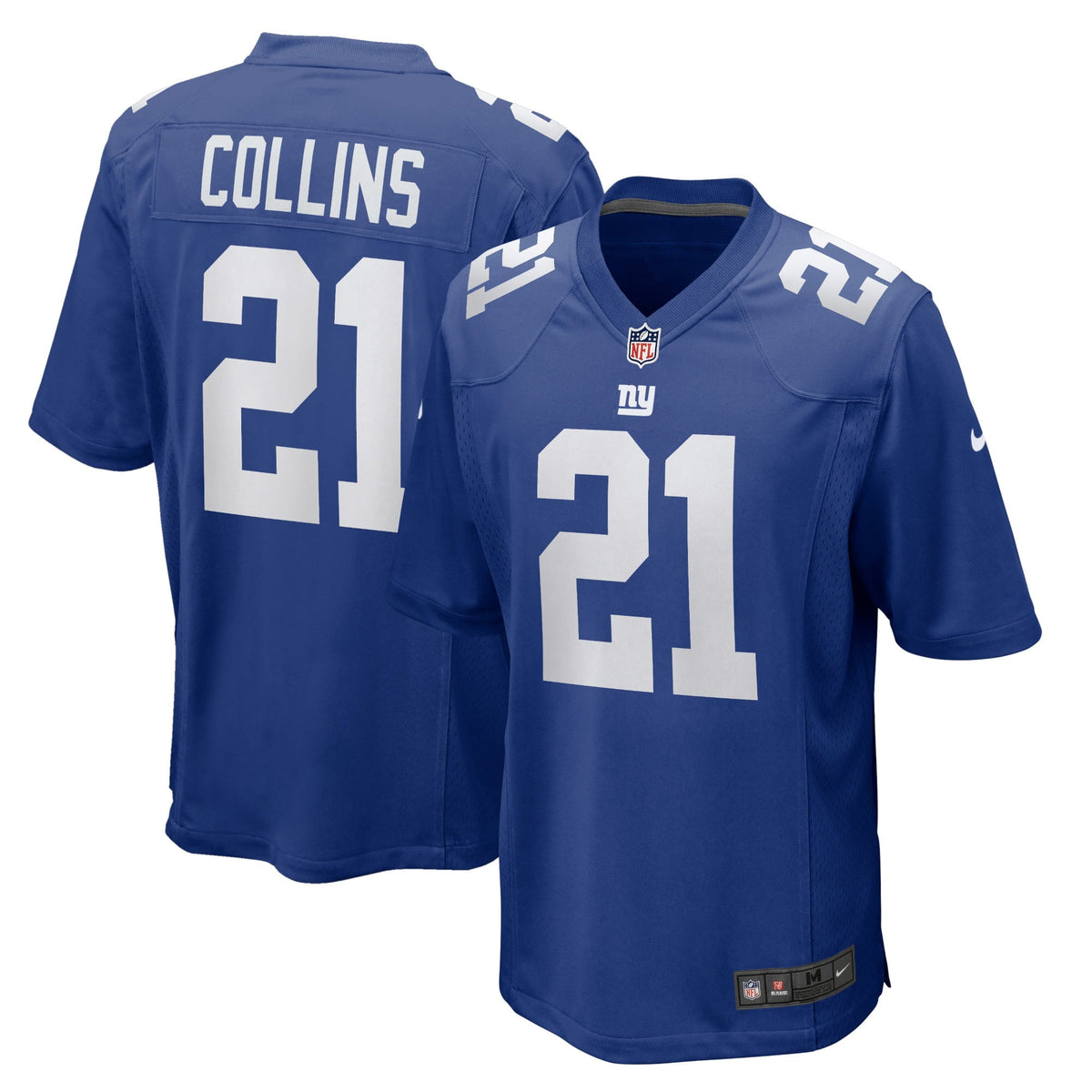 Men s Nike Landon Collins Royal New York Giants Home Game Player Jersey