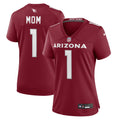 Women s Nike Number 1 Mom Cardinal Arizona Cardinals Game Jersey