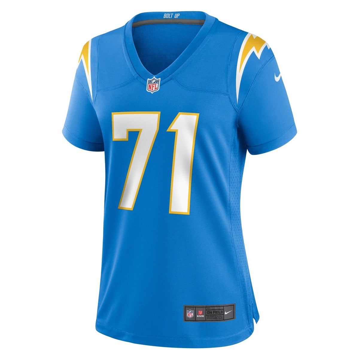 Women s Nike Jordans McFadden Powder Blue Los Angeles Chargers Team Game Jersey